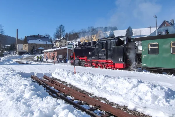 Fichtelberg Train Erzgebirge Germany — Stock Photo, Image