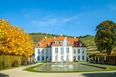 Wackerbarth Kalesi, Radebeul, Saksonya, Almanya 