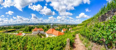 Wackerbarth Kalesi, Radebeul, Saksonya, Almanya 