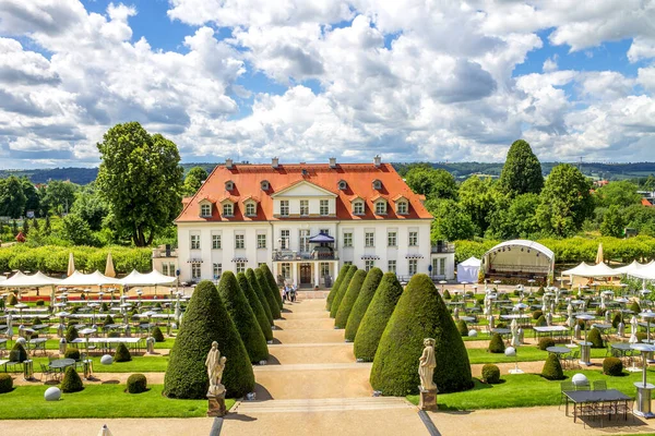 Wackerbarth Kalesi, Radebeul, Saksonya, Almanya 