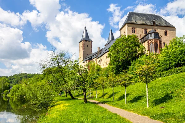 Rochlitz Slott Sachsen Tyskland — Stockfoto