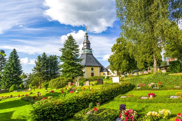 โบสถ ในเซฟเฟน แซกโซเน เยอรม — ภาพถ่ายสต็อก