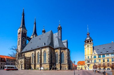 Tarihsel şehir Koethen, Almanya 