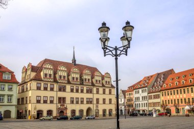 Naumburg belediye binası an der Saale, Almanya 