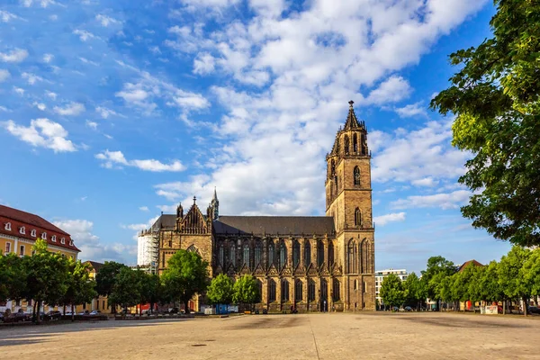 Kathedraal Magdeburg Saksen Anhalt Duitsland — Stockfoto