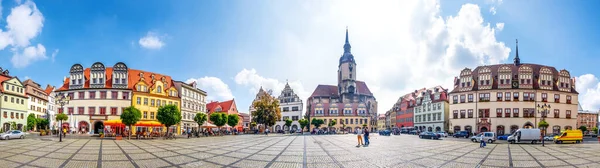 Rynek Naumburg Der Saale Niemcy — Zdjęcie stockowe