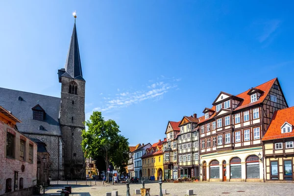Tarihsel Şehir Quedlinburg Almanya — Stok fotoğraf