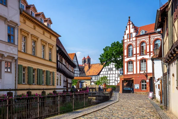 Ville Historique Quedlinburg Allemagne — Photo