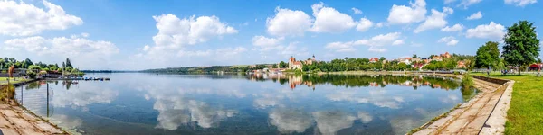 Vista Sobre Seeburg Saxony Anhalt Alemanha — Fotografia de Stock