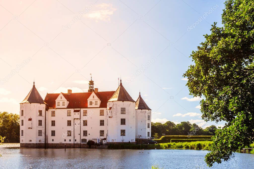 Castle in Gluecksburg, Schleswig Holstein, Germany 
