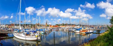 Marina, Flensburg 'da Schleswig, Almanya 
