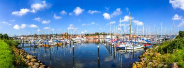 Marina, Flensburg 'da Schleswig, Almanya 