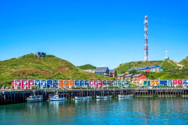 Marina, Helgoland, Holstein, Almanya 