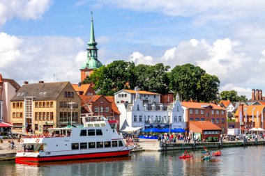 Tarihsel şehir Kappeln, Almanya 