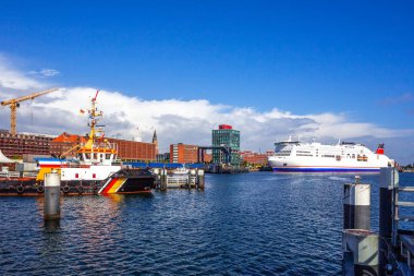 Lock Kiel Holtenau, Kuzey Denizi Deniz Kanalı, Kiel, Holstein, Almanya