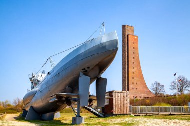 Laboe 'daki U-Boat, Baltık Denizi, Almanya 