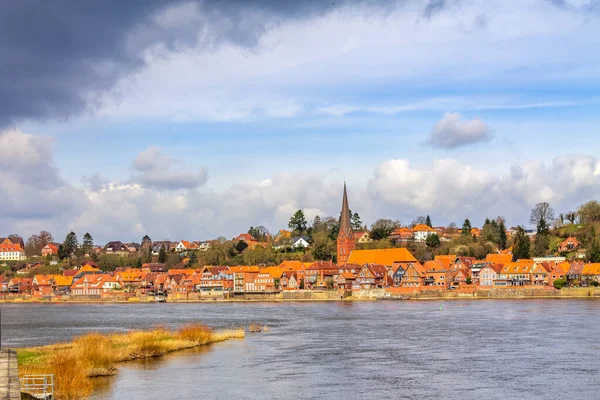 Historiska Staden Lauenburg Elbe Tyskland — Stockfoto