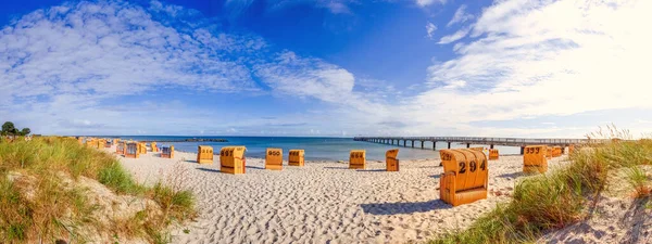 Plaża Schoeneberg Morze Bałtyckie Niemcy — Zdjęcie stockowe