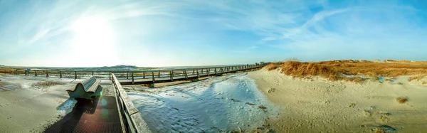 Beach Sankt Peter Ording Schleswig Holstein Germany — Stock Photo, Image