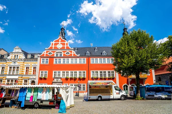 Ratusz Historyczne Miasto Arnstadt Niemcy — Zdjęcie stockowe