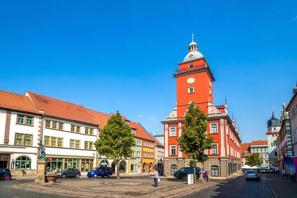 Rathaus Und Markt Gotha Deutschland — Stockfoto