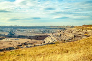 Açık maden ocağı, Schleenhain, Almanya 