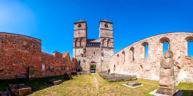 Kloster Vessra 'daki Manastır, Thueringen, Almanya 
