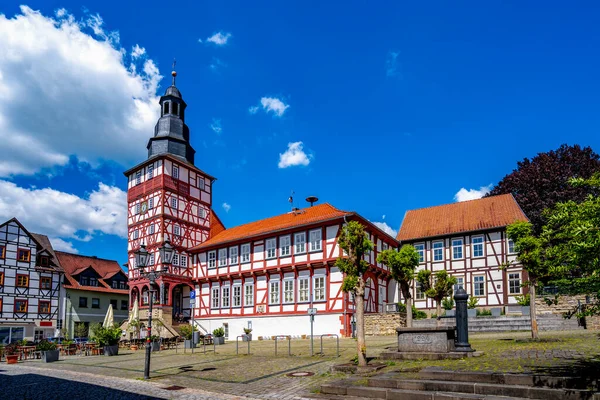 Câmara Municipal Treffurt Alemanha — Fotografia de Stock