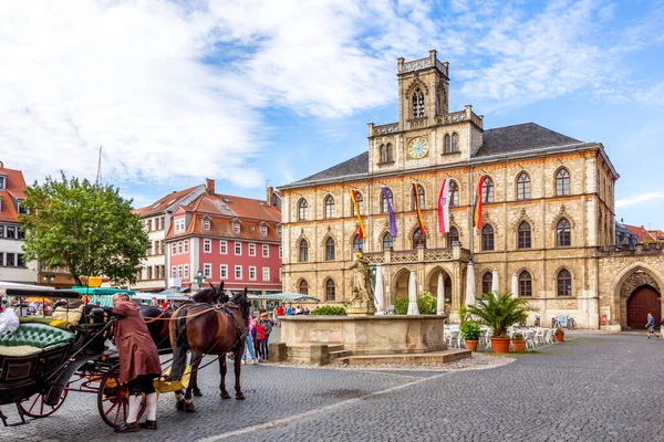 Weimar Stadhuis Markt — Stockfoto