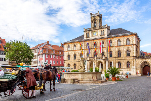 Weimar, Town Hall, Market Place, 