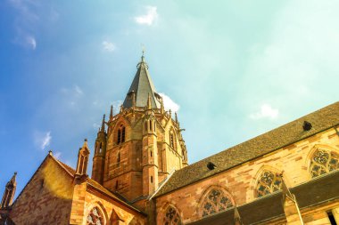 Wissembourg Kilisesi, Alsace, Fransa 