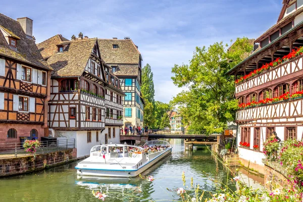 Little Vencie Strassburgban Franciaországban — Stock Fotó