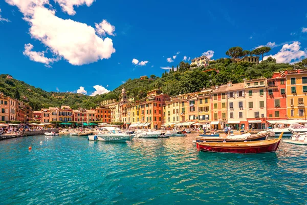 Eautiful Village Portofino Włochy — Zdjęcie stockowe