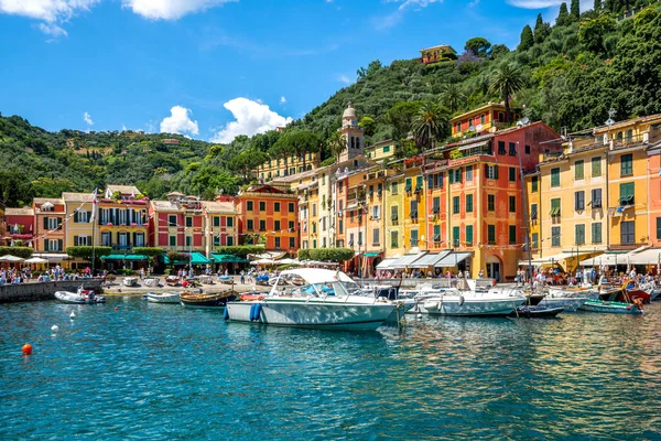 Eautiful Village Portofino Włochy — Zdjęcie stockowe