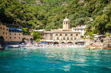 San Fruttuoso Manastırı, Portofino, İtalya 