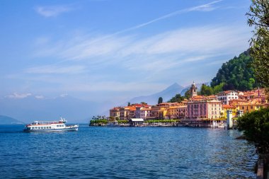 Lake Como İtalya Bellagio'da 