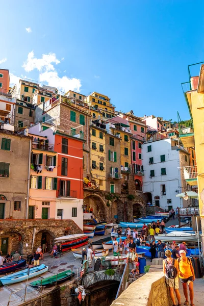 View Riomaggiore Cinque Terre Italy — Stock Photo, Image