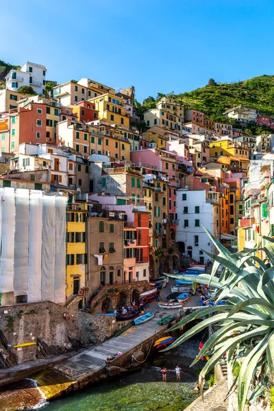 View Riomaggiore Cinque Terre Italy — Stock Photo, Image