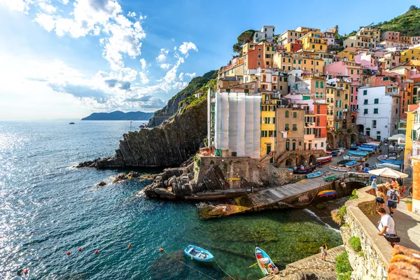 View Riomaggiore Cinque Terre Italy — Stock Photo, Image
