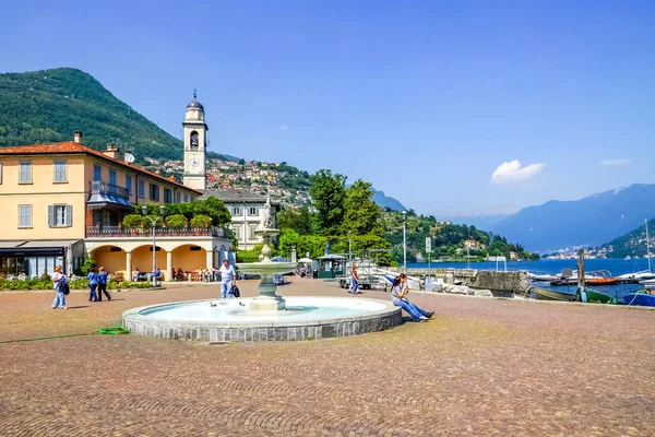 Historyczne Miasto Cernobbio Jezioro Como Włochy — Zdjęcie stockowe