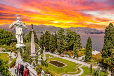 Isola Bella Stresa 'da, Lago Maggiore, İtalya