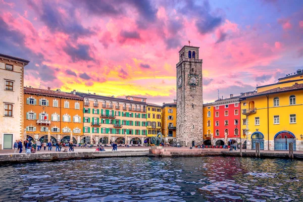 Historiska Staden Riva Del Garda Italien — Stockfoto