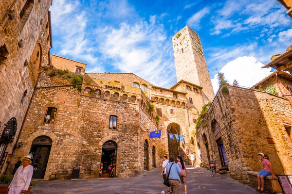 Ιστορική Πόλη Του San Gimignano Ιταλία — Φωτογραφία Αρχείου