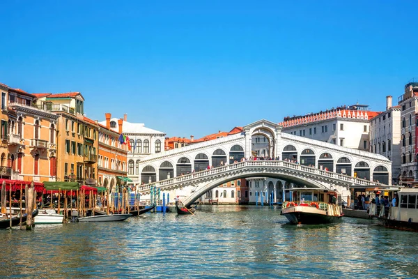 Rialtobron Venedig Italien — Stockfoto