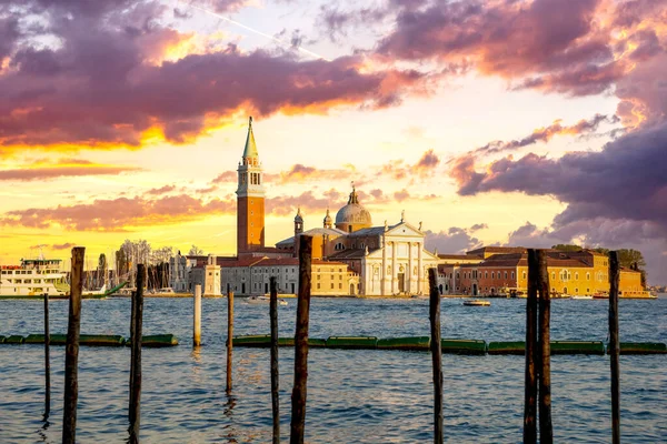 Blick Auf San Giorgio Maggiore Venedig Italien — Stockfoto