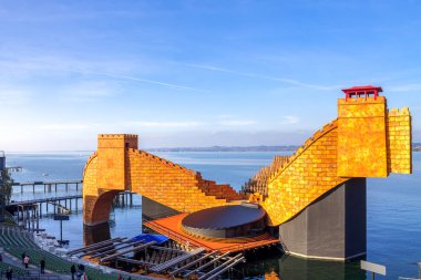 Açık Hava Festivali Sahnesi, Bregenz, Avusturya 