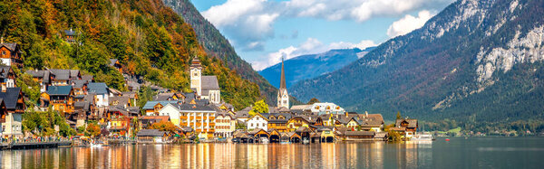 Historical city of Hallstatt, Austria 