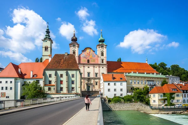 Historyczne Miasto Steyr Austria — Zdjęcie stockowe