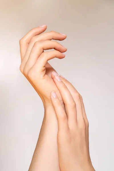 Beautiful Hands Young Woman — Stock Photo, Image