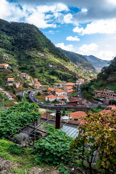 Berg Mellan Machico Und Santo Antnio Serra Madeira Portugal — Stockfoto